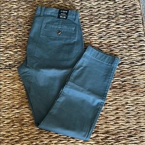 J. Crew Factory Blue Skinny Pants. Chinos Cotton-Blend. New Condition. Size 30